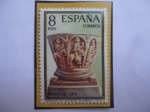 Stamps Spain -  Es:Es 2219- Navidad 1974 - Adoración de los Reyes Balcobero - Talla en Alto Relieve.