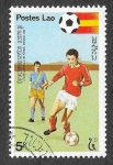 Sellos de Asia - Laos -  341 - Campeonato Mundial de Fútbol de 1982 (España)