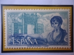 Stamps Spain -  Ed:Es 1865-Agustina Raimunda María Saragossa Doménnech (1786-1857)-Conocida como:Agustina de Aragón.