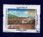 Stamps Africa - Morocco -  60 Anive.Reconstruccion de AGADIR