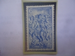 Stamps Spain -  Ed:Es 2048-Año Santo Compostelano-Hospital del Rey-Burgos-Alivio del Peregrino en el Hospital Real