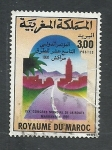 Stamps Morocco -  Congreso mundial sobre las carreteras  (Marrakech)  1981