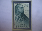 Stamps Spain -  Ed:Es 1990- Fray Juan de Zumárraga (1468-1548)- Exploradores y Colonizadores de América-1er.Obispo d
