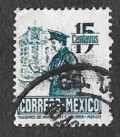 Stamps Mexico -  825 - Cartero