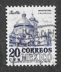 Stamps Mexico -  860 - Arquitectura Colonial