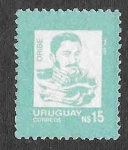Sellos de America - Uruguay -  1201 - General Manuel Ceferino Oribe
