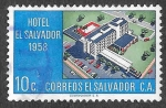 Stamps El Salvador -  699 - Hotel Intercontinental El Salvador