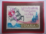 Stamps Spain -  Ed:2315-VII Centenario del Patronazgo de San Jorge - Patrón de Alcoy-Alicante-San Jorge (280-303d.C)
