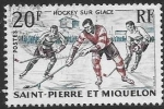 Stamps San Pierre & Miquelon -  hockey sobre hielo