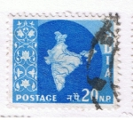Stamps : Asia : India :  India 4