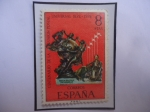 Sellos de Europa - Espa�a -  Ed:2212-Centenario de la Unión Postal Universal 1874- Monumento U.P.U. Berna-Suiza-7°Congreso Madrid