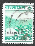 Stamps : Asia : Bangladesh :  O2 - Campo de Yute