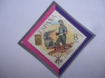 Stamps Spain -  Ed:2046- 50 aniversario Creación de la Legión - Legión Extranjera Española- Oficial y Columna Móvil.