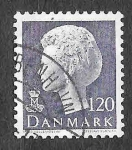 Stamps : Europe : Denmark :  546 - Margarita II de Dinamarca