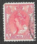Stamps Netherlands -  65 - Guillermina de los Países