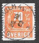Sellos de Europa - Suecia -  511 - Grabados Rupestres