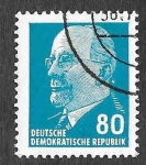 Stamps Germany -  590A - Walter Ernst Paul Ulbricht (DDR)