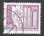 Stamps Germany -  1433 - Plaza de Lenin (DDR)