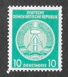 Stamps Germany -  O10 - Escudo de la República (DDR)
