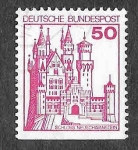 Stamps Germany -  1236 - Castillo de Neuschwanstein 