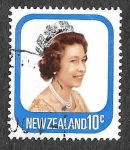 Sellos del Mundo : Oceania : Nueva_Zelanda : 648 - Reina Isabel II de Inglaterra
