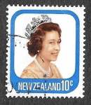 Sellos de Oceania - Nueva Zelanda -  648 - Reina Isabel II de Inglaterra