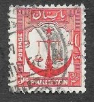 Stamps Pakistan -  24a - Balanza de Justicia