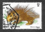 Stamps : Africa : Equatorial_Guinea :  61 - Puercoespín Africano