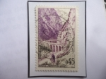 Stamps France -  Gerges de Kerrata (Algérie)-Vista de la garganta de Kerrata.