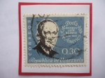 Stamps Venezuela -  Andrés Eloy Blanco Meaño (1896-1955)-Poeta - 5° Aniversario de su Muerte (1955-1960)