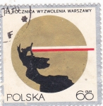Stamps Poland -  25 aniversario de la liberación de Varsovia