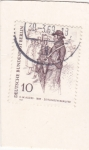 Stamps Germany -   Vendedor de periódicos