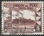 Stamps : America : Peru :  restaurante popular del Callao