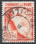 Stamps Peru -  carreteras del Perú
