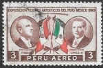 Stamps Peru -  expo. México