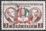 Sellos de America - Per -  expo. México