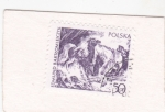 Sellos de Europa - Polonia -  ilustración caballo