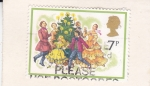 Stamps United Kingdom -  Fiesta navideña