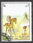 Stamps United Arab Emirates -  Mi1225A - Niños de Diferentes Naciones (SHARJAH)