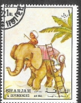 Stamps United Arab Emirates -  Mi1227A - Niños de Diferentes Naciones (SHARJAH)