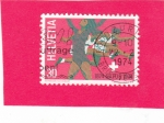 Stamps Switzerland -  Danza