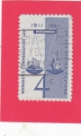 Stamps United States -  50 aniversario compensaciones leyes de los trabajadores