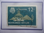Stamps : America : Netherlands_Antilles :  Ayuntamiento San Maarten - (San Martín).