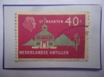 Stamps Netherlands Antilles -  Ayuntamiento San Maarten - (San Martín).