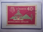 Sellos del Mundo : America : Netherlands_Antilles : Ayuntamiento San Maarten - (San Martín).