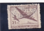 Stamps : America : Uruguay :  quatrimotor