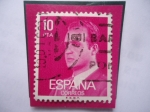 Stamps Spain -  Ed:Es 2394p- Rey Juan Carlos I- Serie (1976-1984)- Sello del Retrato del rey en un solo color