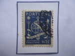 Stamps Portugal -  Centenario Da Escola Naval - Escuela Naval - Globo y Símbolo.