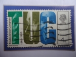 Stamps United Kingdom -  TUC- Trades Union Congress - Congresos de Sindicatos - Centenario (1868-1968)-  