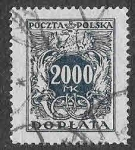 Stamps Poland -  J56 - Número